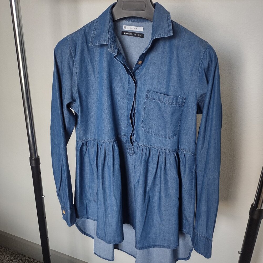 Easy Wear dnm collection denim blouse